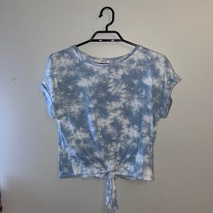 Ardene, blue tiedye, knot tied